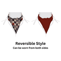 Chokore Chokore Men's Blue & Red Silk Designer Cravat