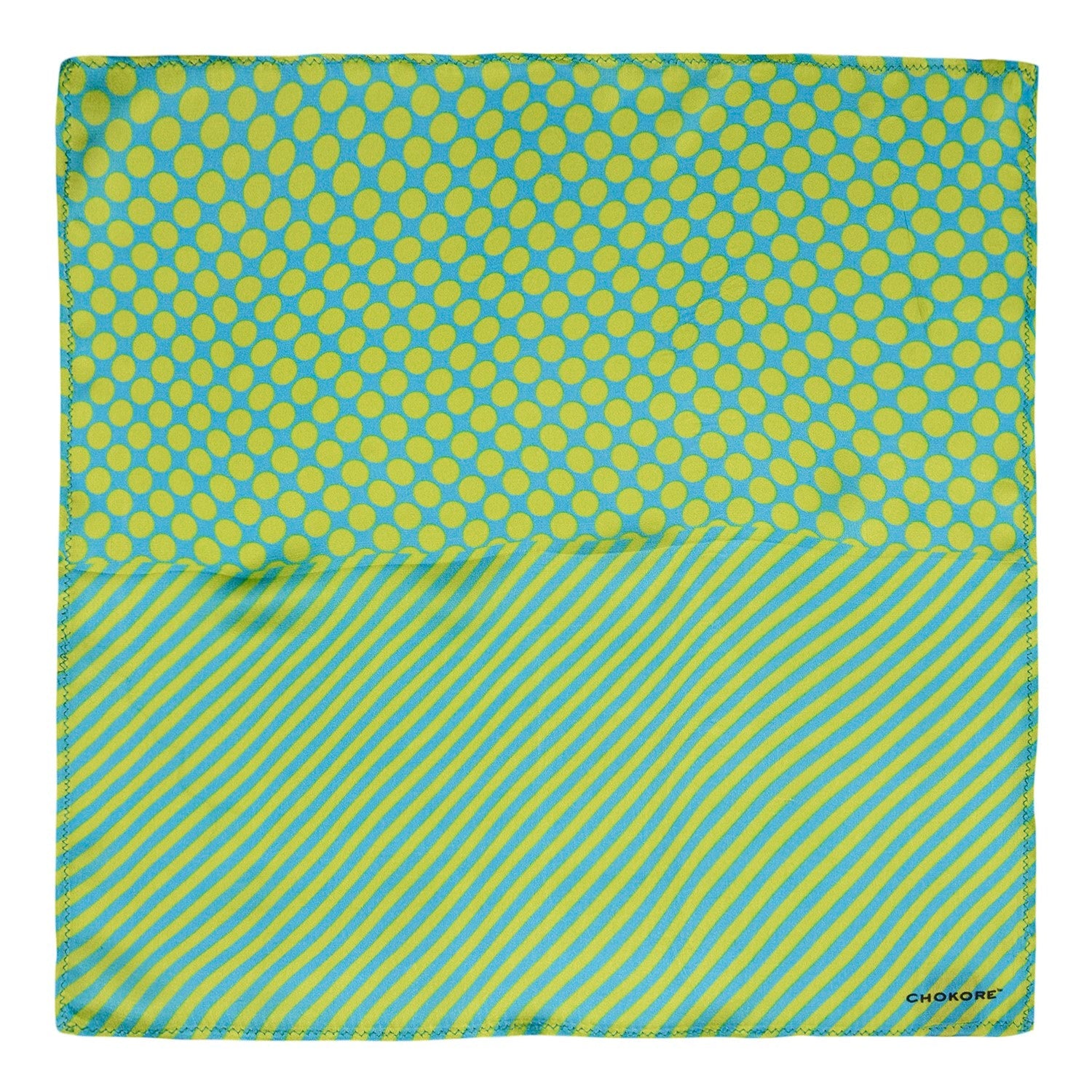 Chokore  Chokore Printed Pure Silk Pocket Square 