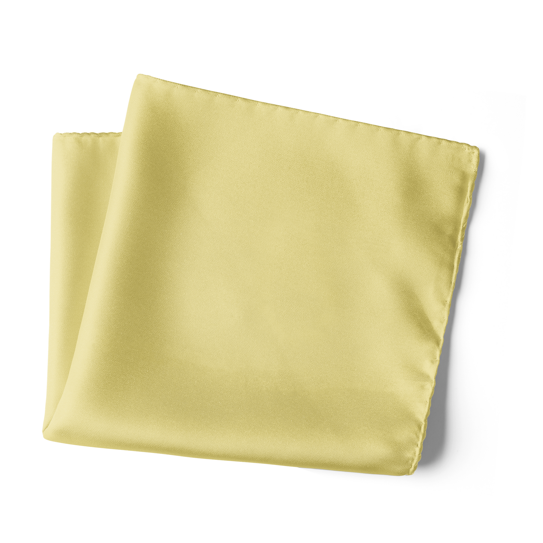 Chokore  Chokore Lime Satin Silk pocket square from the Solids Line 