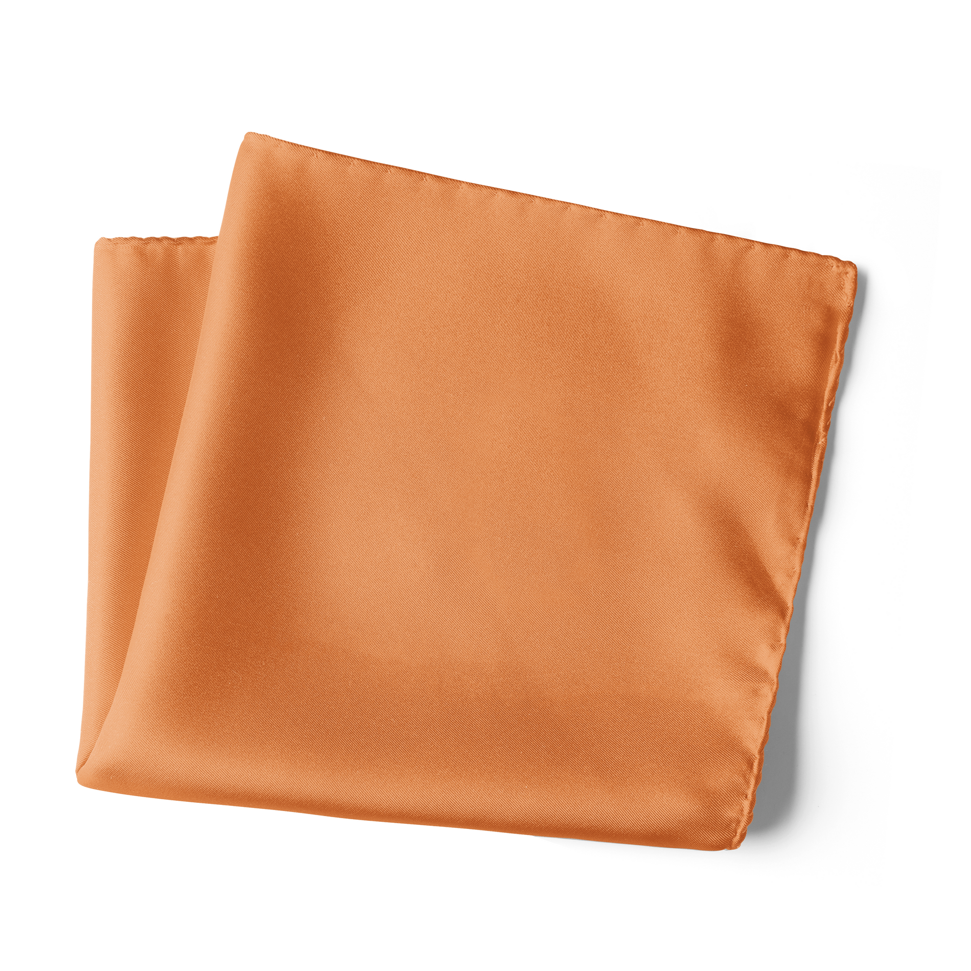 Chokore  Chokore Rust Colour Pure Silk Pocket Square, from the Solids Line 