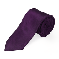 Chokore Chokore Purple Silk Tie - Solid line