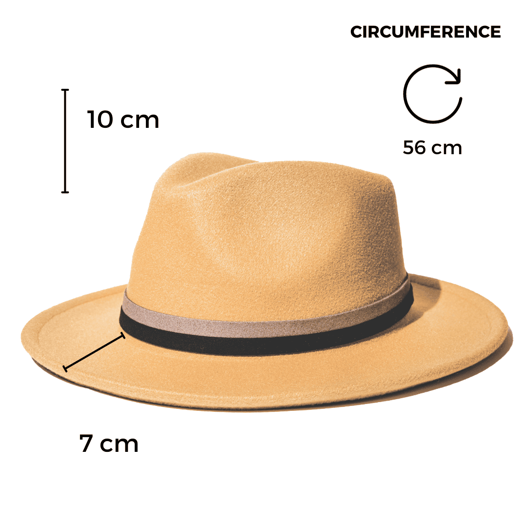 Chokore  Chokore Vintage Fedora Hat (Beige) 