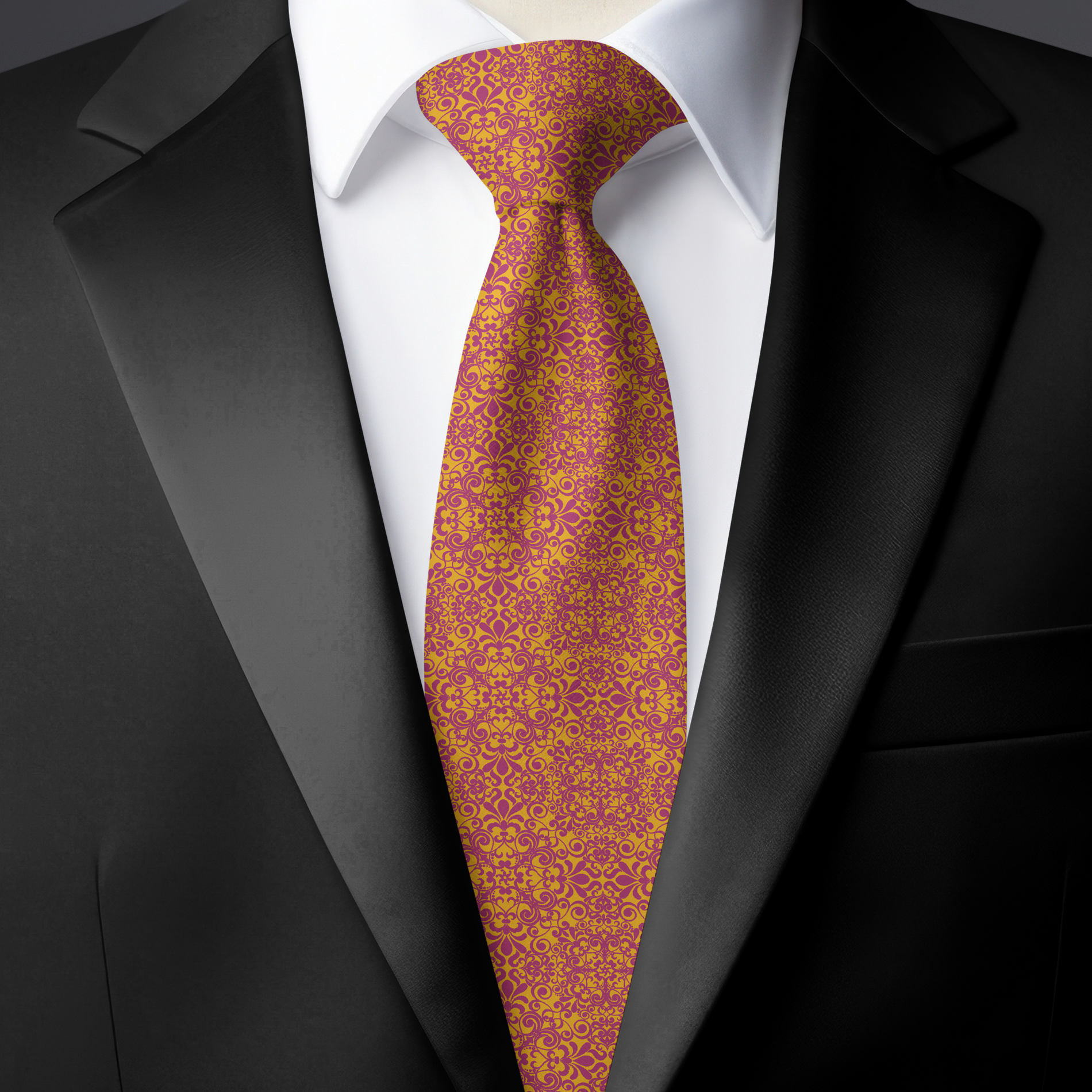 Chokore  Chokore Red & Yellow Silk Tie  - Indian At Heart range 