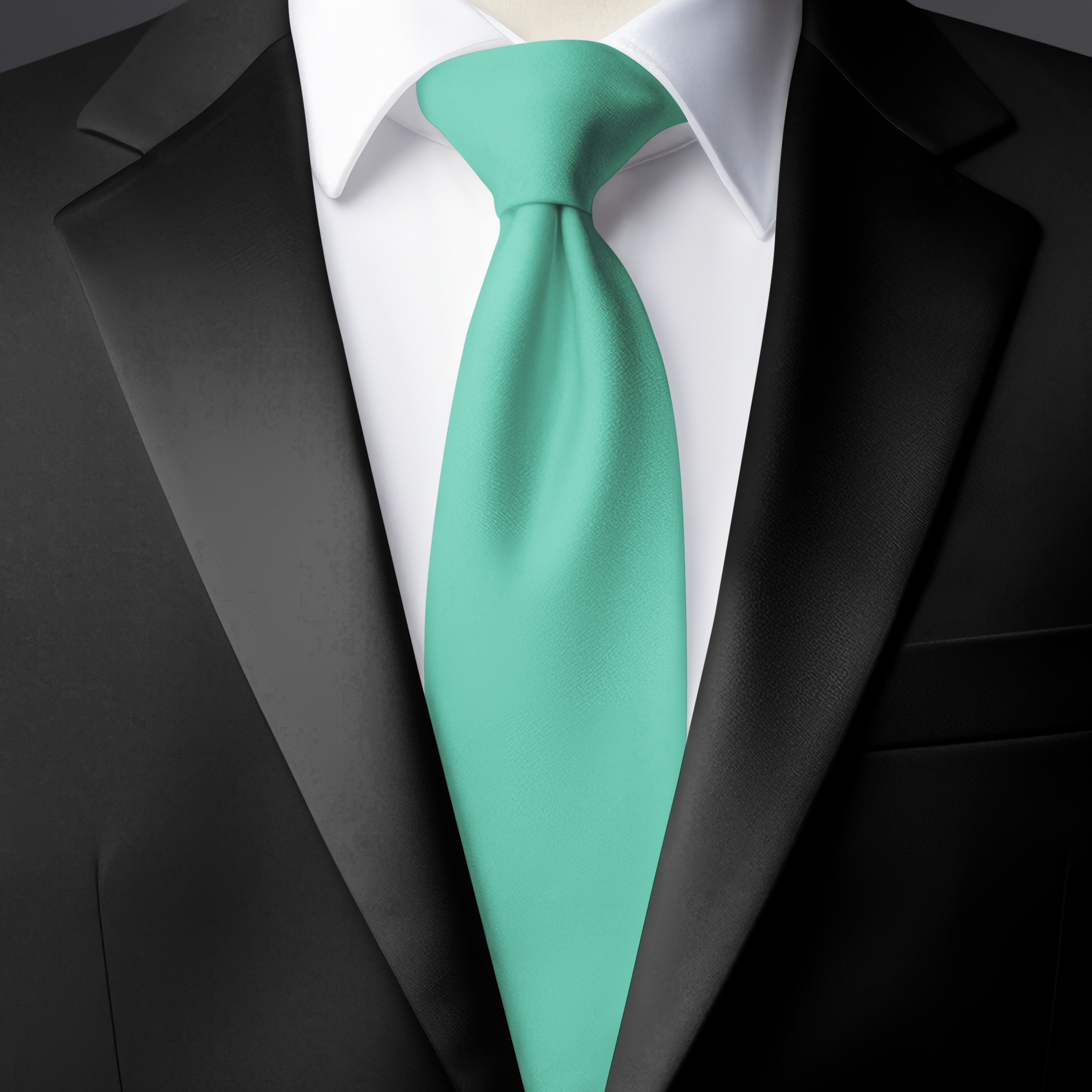 Chokore  Chokore Sea Green Twill Silk Tie - Solids line 