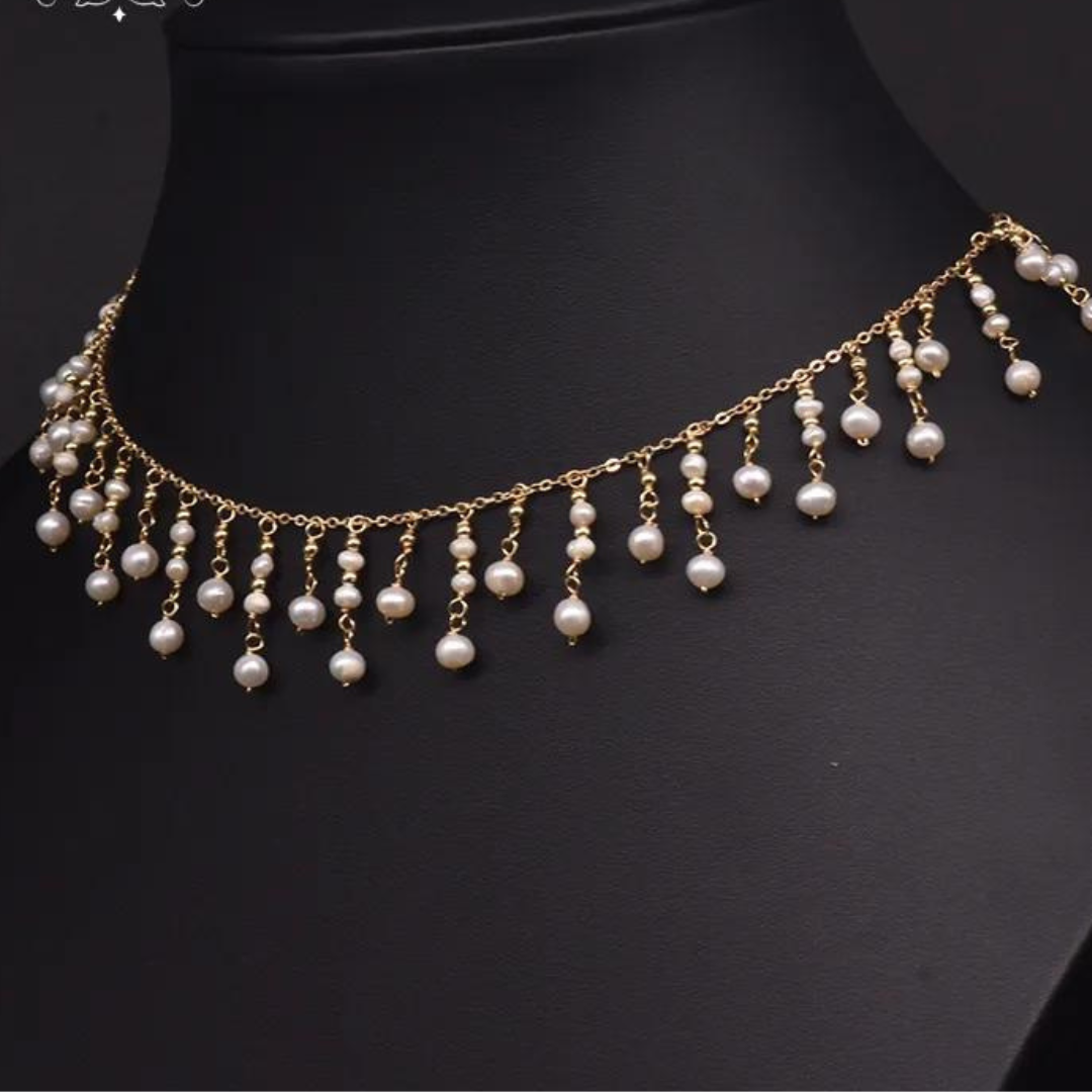 Chokore Chokore Freshwater Pearl Choker Necklace Chokore Freshwater Pearl Choker Necklace 