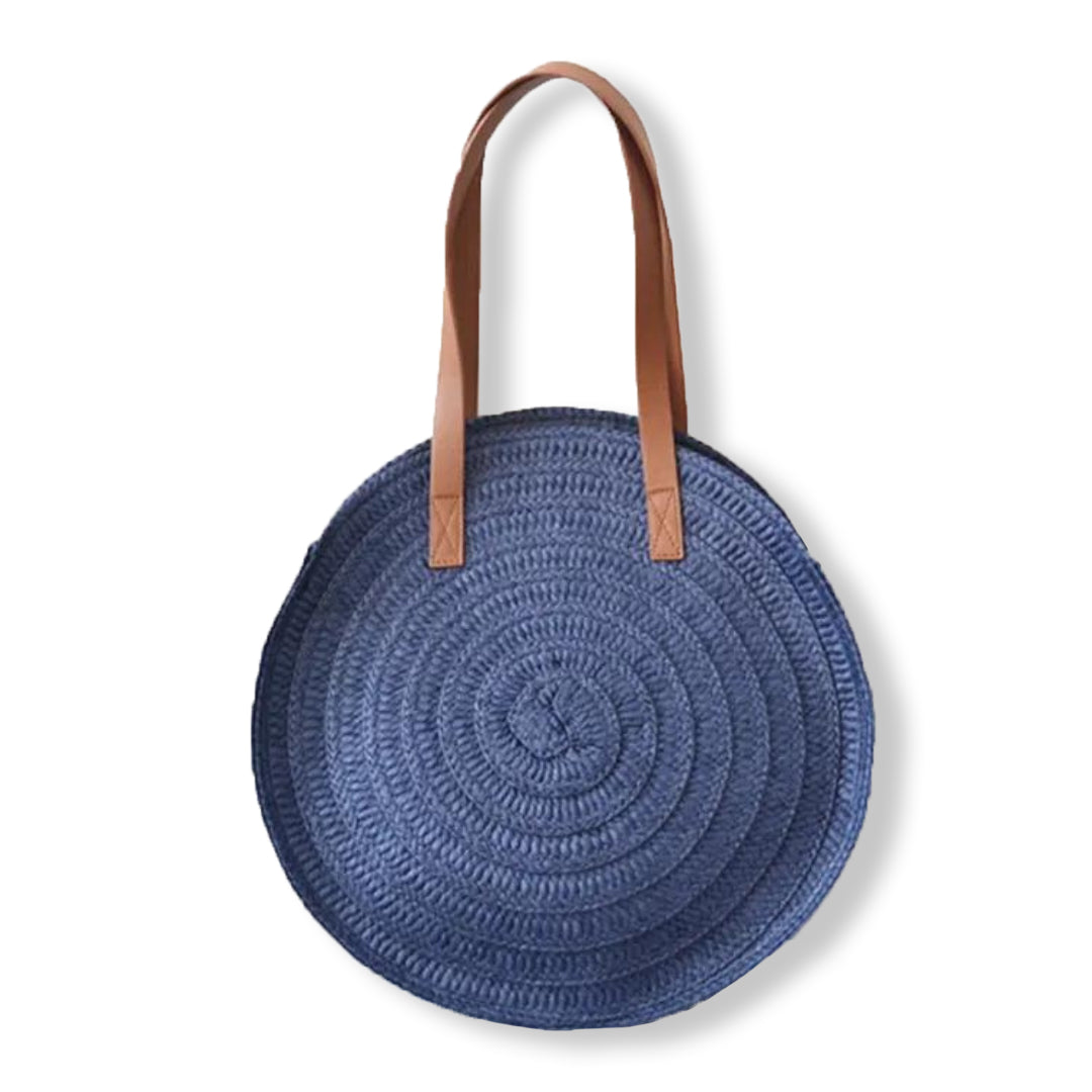 Chokore Chokore Round Beach Bag in Blue Chokore Round Beach Bag in Blue 