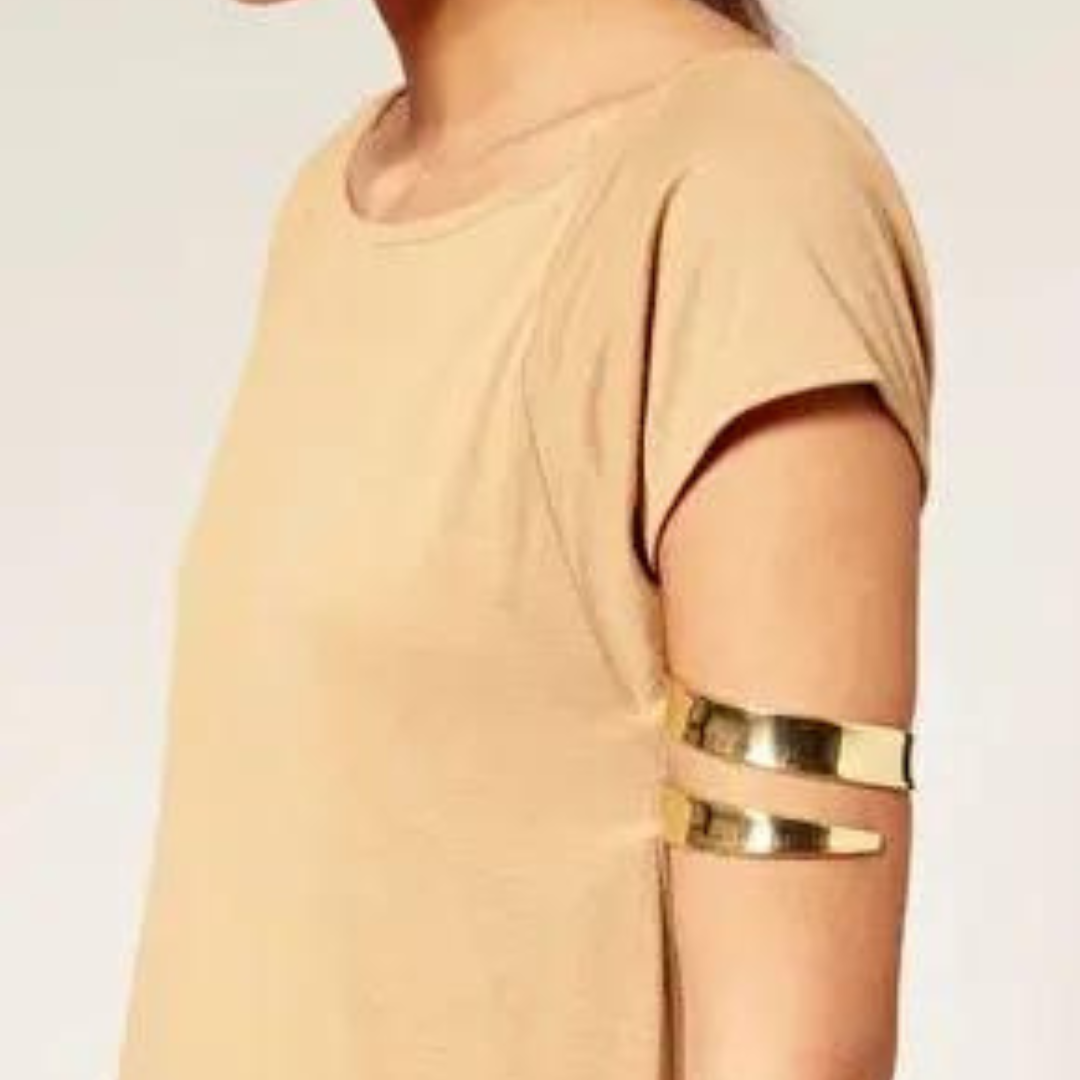 Chokore Chokore Spiral Upper Arm cuff (Gold) Chokore Spiral Upper Arm cuff (Gold) 