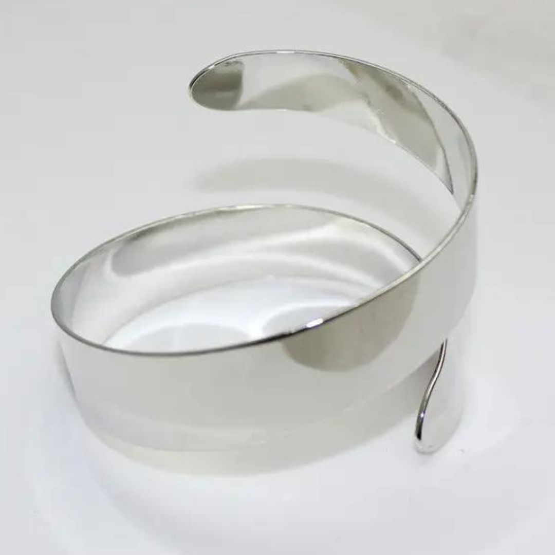 Chokore Spiral Upper Arm cuff (Silver)