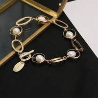 Chokore Chokore Oval Freshwater Pearl Bracelet