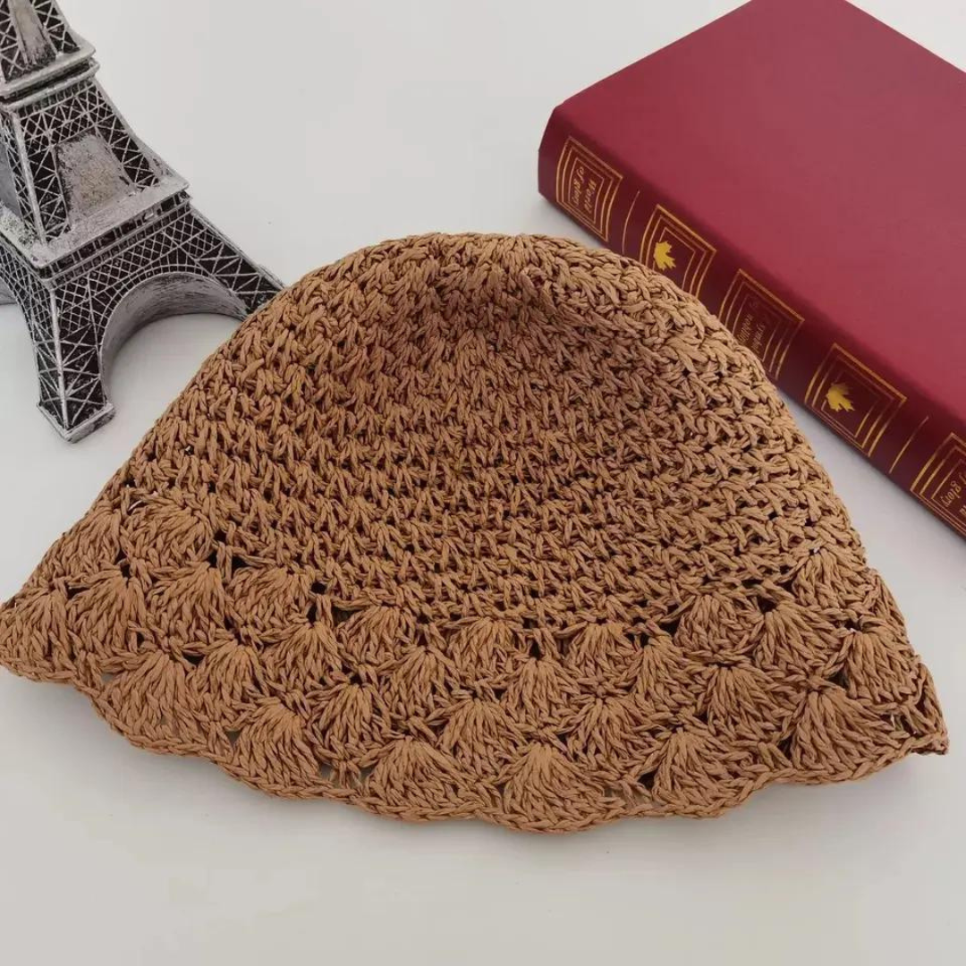 Chokore Chokore Crochet Cloche Hat (Brown) Chokore Crochet Cloche Hat (Brown) 