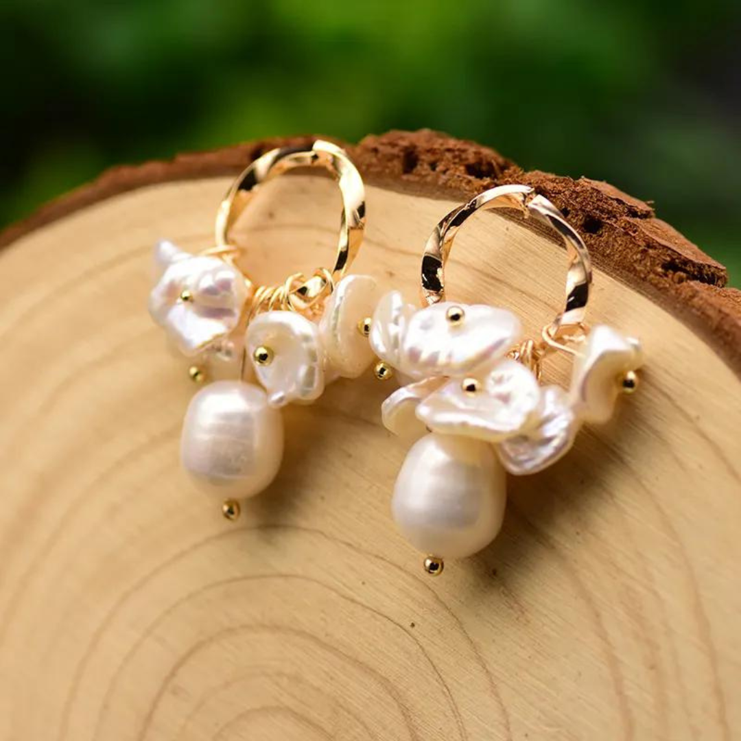 Chokore Freshwater Pearl Drop Earrings