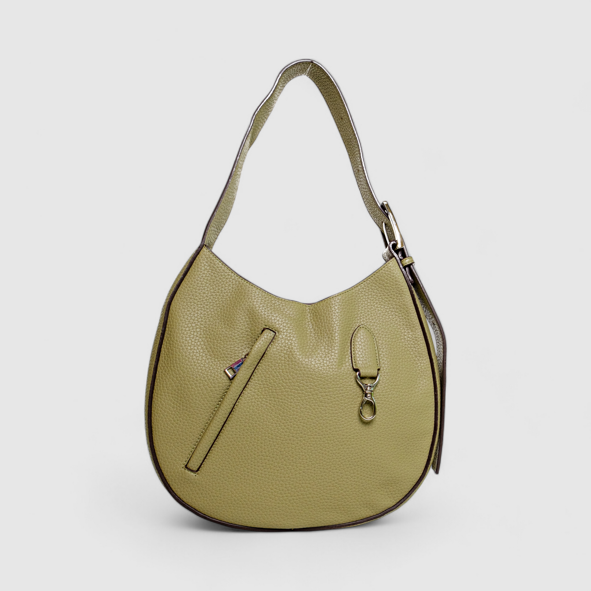 Chokore Chokore Round Hobo Bag with Shoulder Belt (Green) Chokore Round Hobo Bag with Shoulder Belt (Green) 