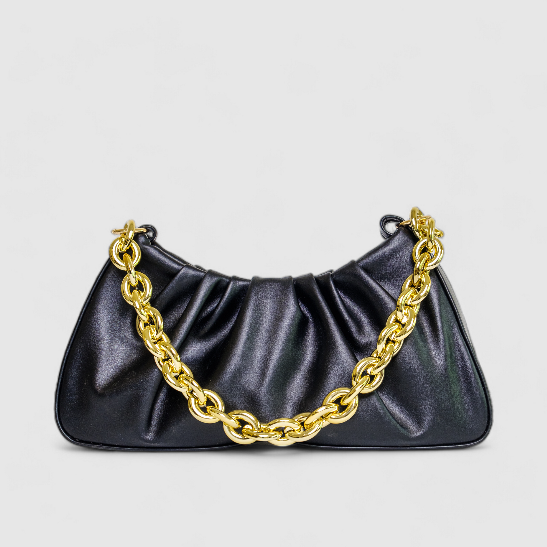 Chokore Chokore Cloud Bag with Golden Chain (Black) Chokore Cloud Bag with Golden Chain (Black) 