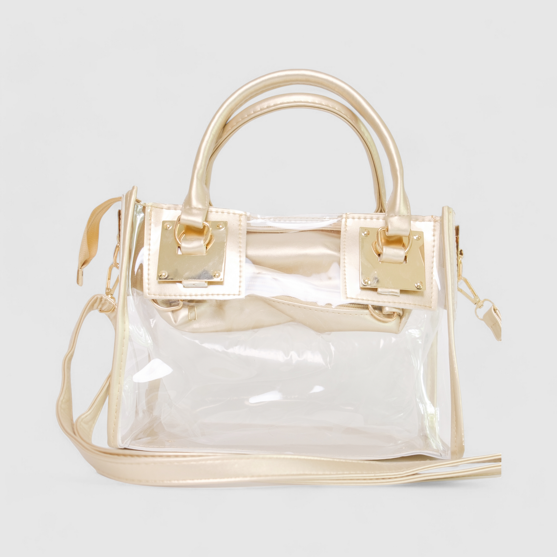 Chokore  Chokore Clear Handbag, Set of 2 (Gold) 