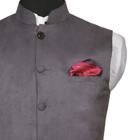 Chokore Chokore Magenta Silk Pocket Square from the Marble Design range