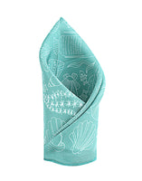 Chokore Chokore Satin Silk  Sea Green Pocket Square - the Marine range