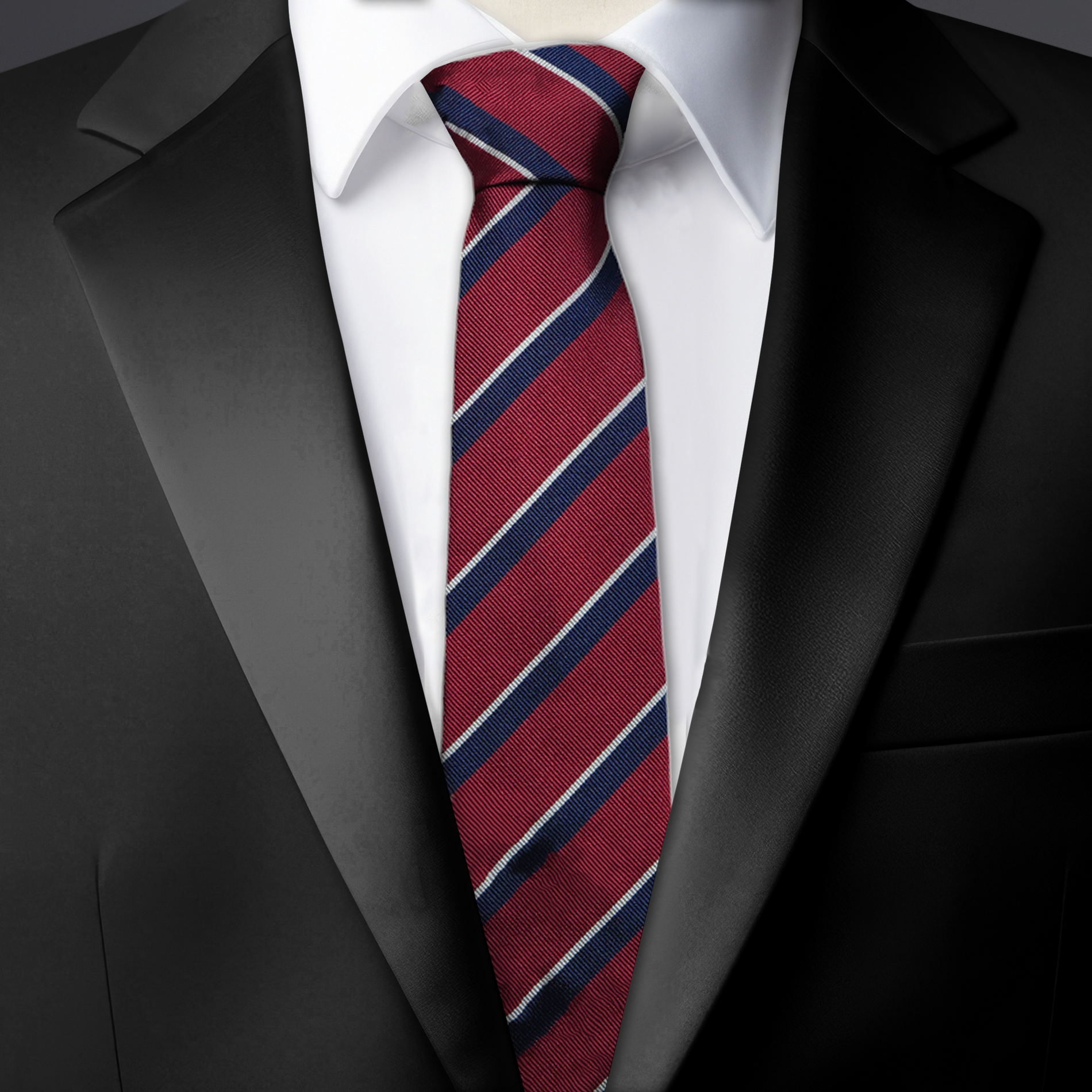 Chokore  Chokore Repp Tie (Red) 