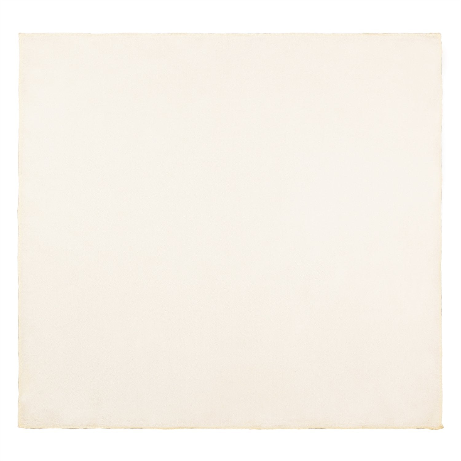 Chokore  Chokore White Pure Silk Pocket Square, from the Solids Line 