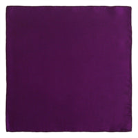 Chokore Chokore Deep Purple Pure Silk Pocket Square, from the Solids Line