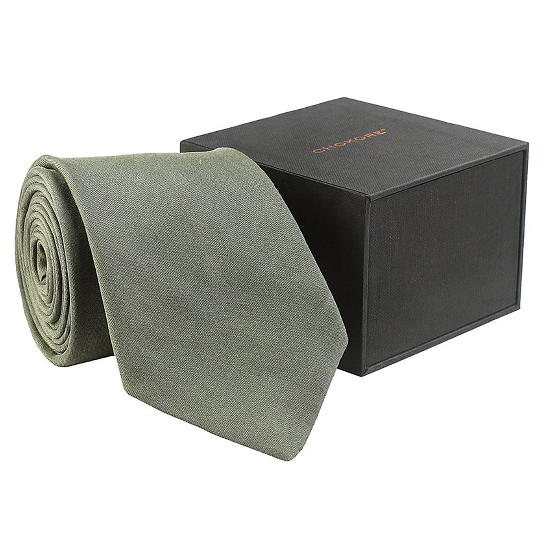 Chokore Chokore Dark Grey Twill Silk Tie - Solids line Chokore Dark Grey Twill Silk Tie - Solids line 