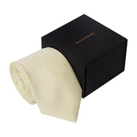 Chokore Chokore Off White Silk Tie - Solids line