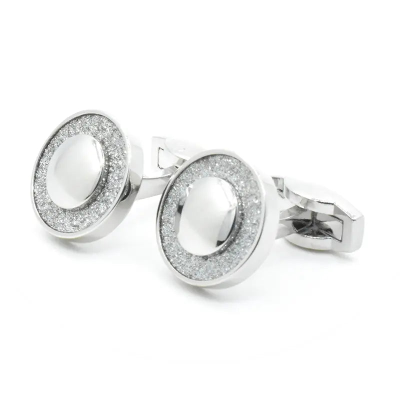 Chokore  Chokore Silver Sandstone Cufflinks 