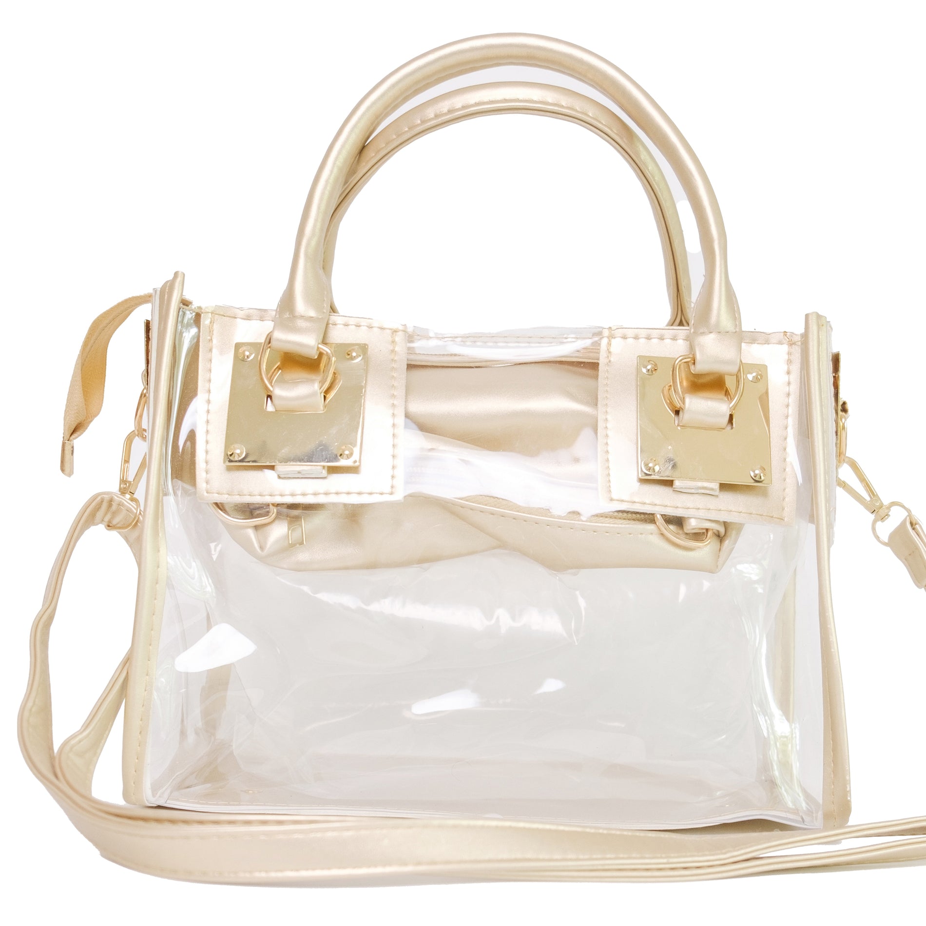 Chokore Chokore Clear Handbag, Set of 2 (Gold) Chokore Clear Handbag, Set of 2 (Gold) 