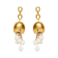 Chokore Chokore Brushed Gold Earrings