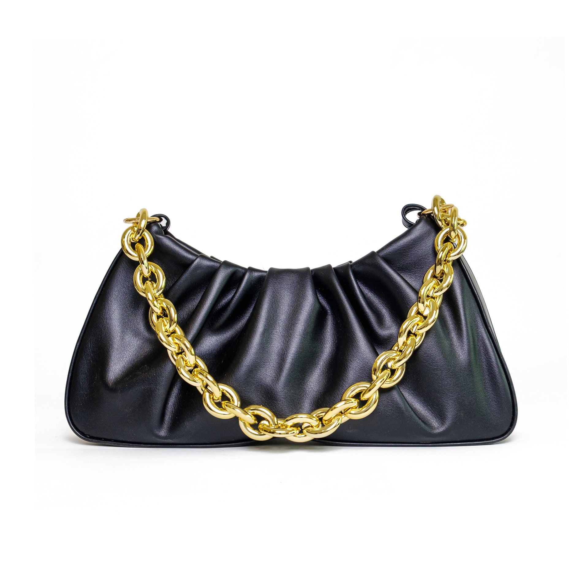 Chokore Chokore Cloud Bag with Golden Chain (Black) Chokore Cloud Bag with Golden Chain (Black) 