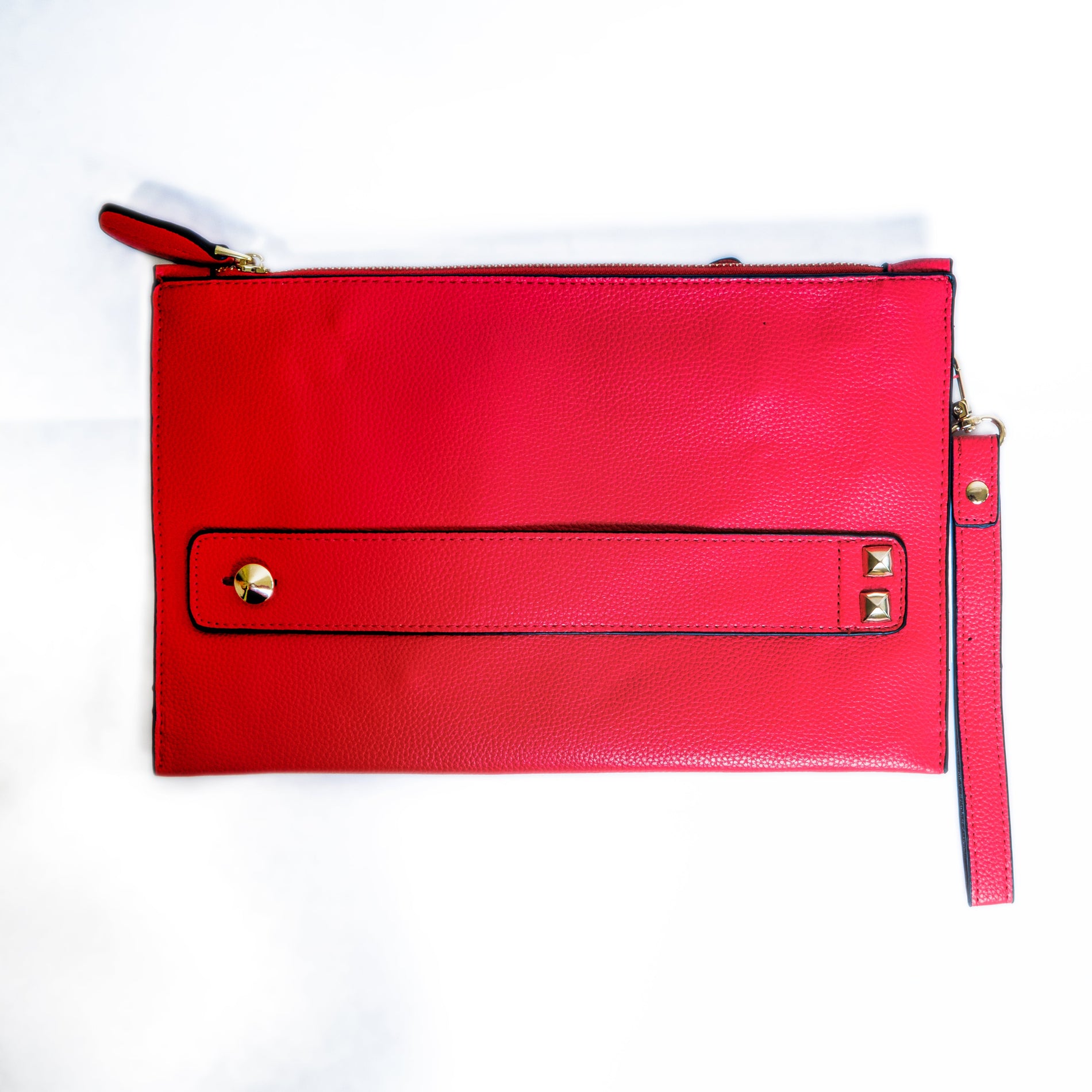 Chokore Chokore Vegan Leather Envelope Clutch (Red) Chokore Vegan Leather Envelope Clutch (Red) 