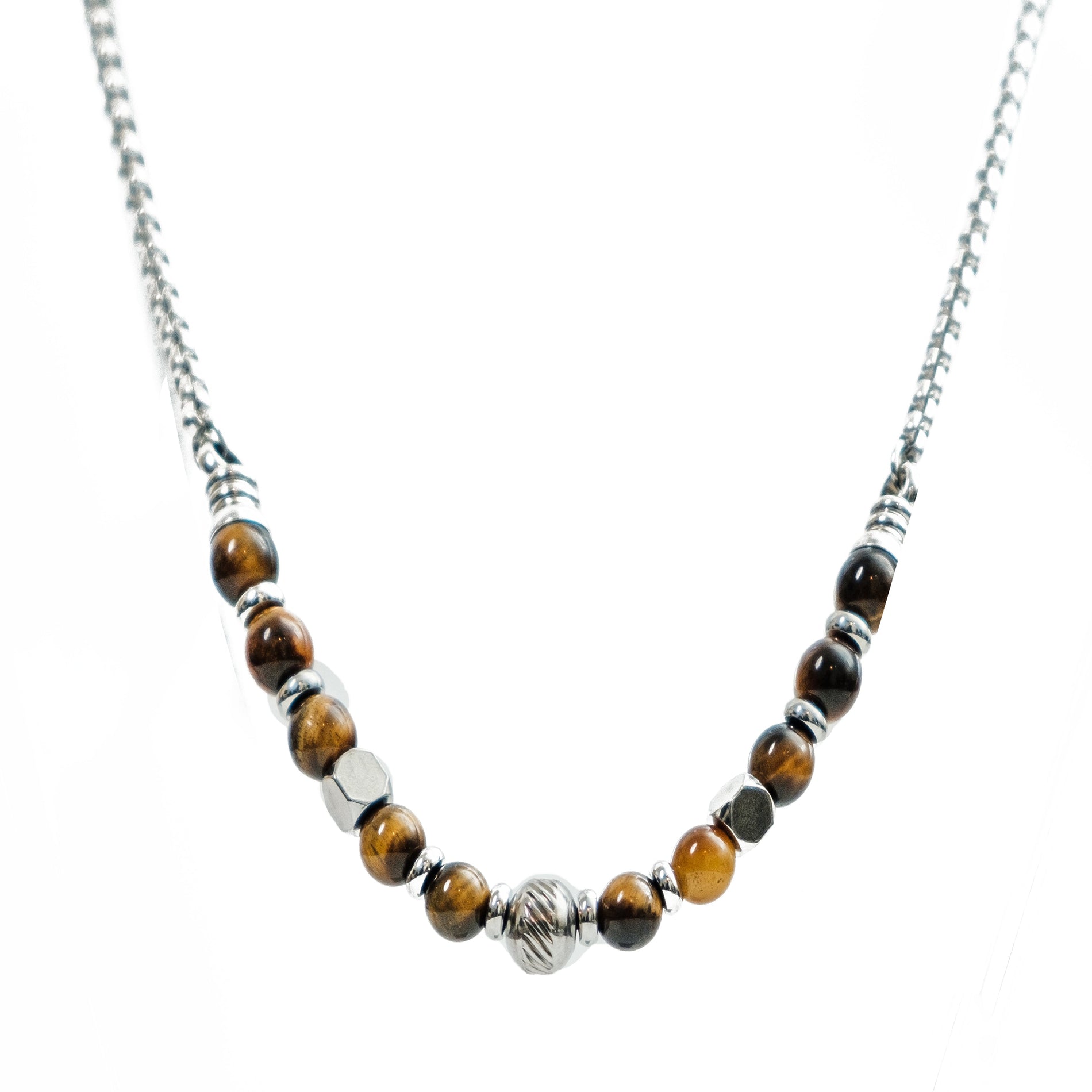 Chokore  Chokore Tiger Eye Beads Necklace 