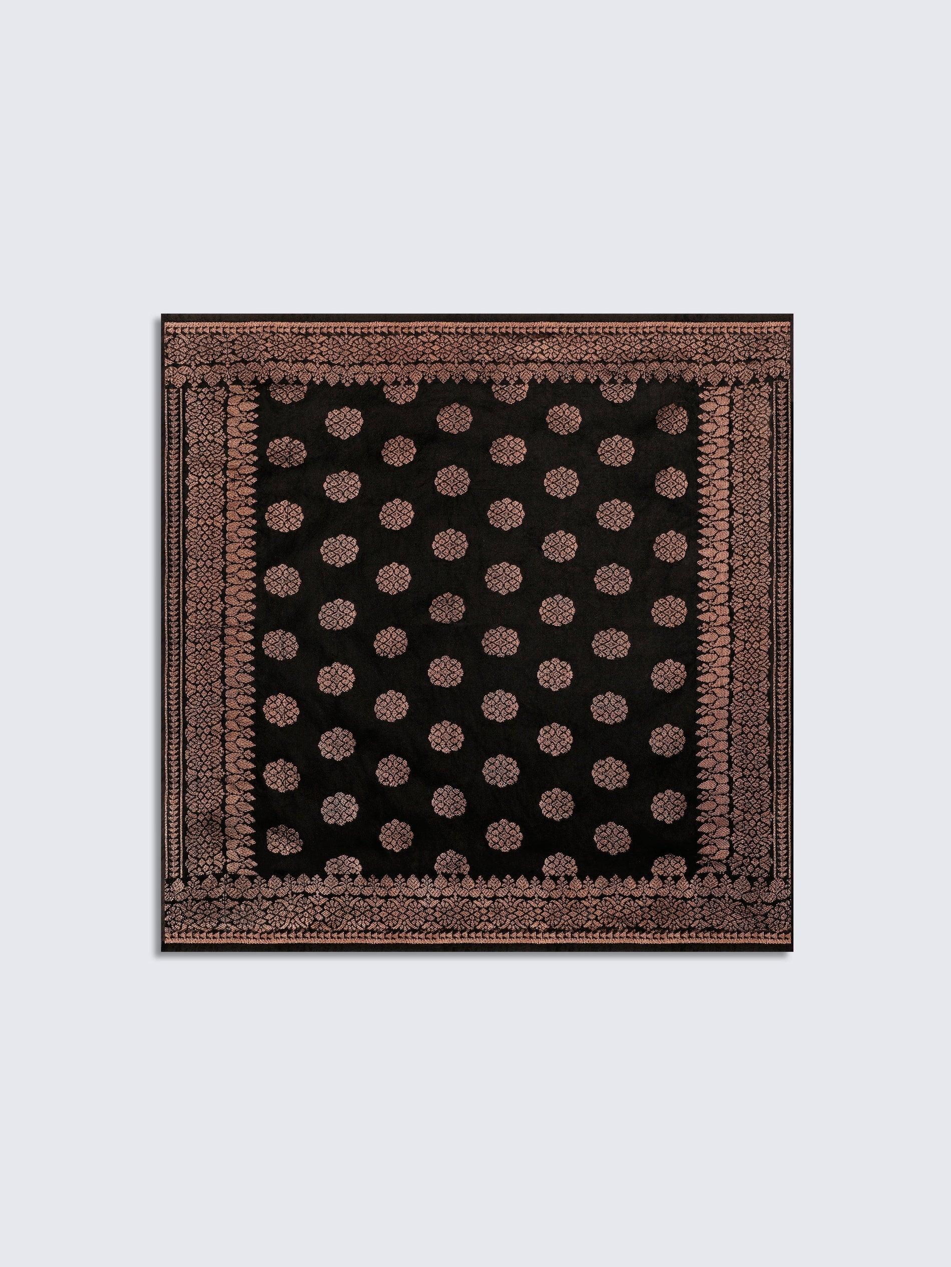 Chokore Benares (Black) - Pocket Square Benares (Black) - Pocket Square 