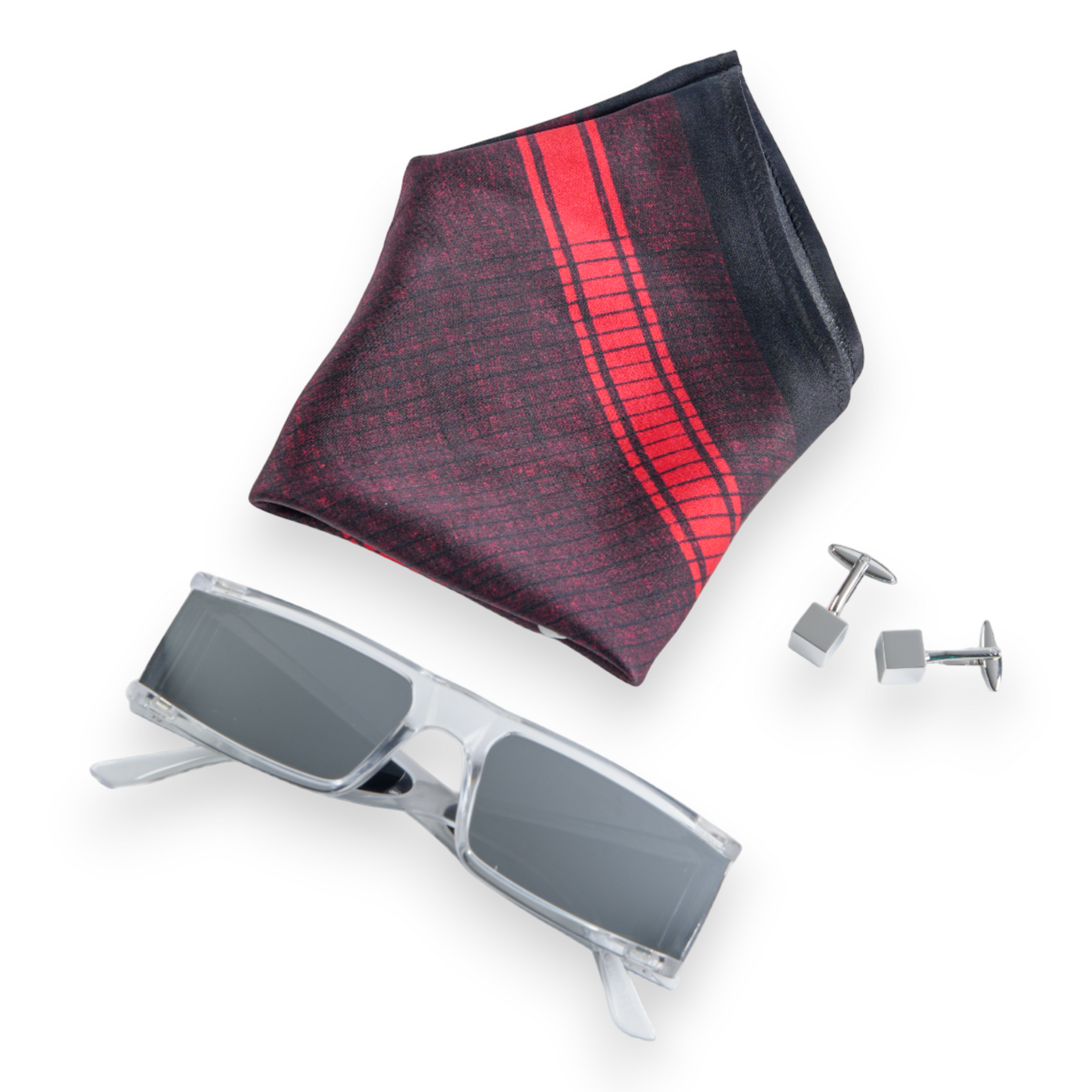 Chokore  Chokore Special 3-in-1 Gift Set (Pocket Square, Cufflinks, & Sunglasses) 