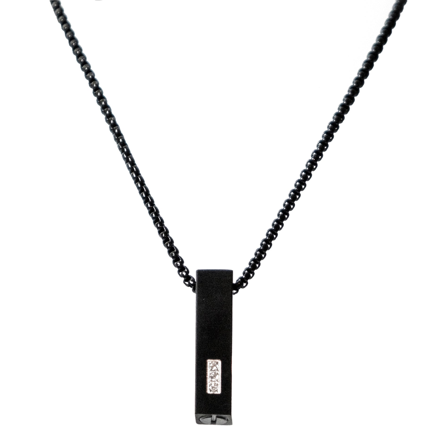 Chokore  Chokore Embellished Rectangular Pendant with box chain 