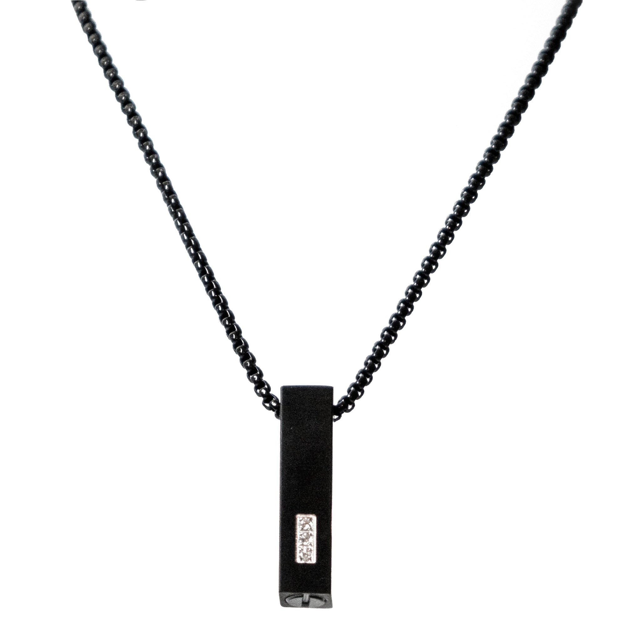 Chokore Embellished Rectangular Pendant with box chain