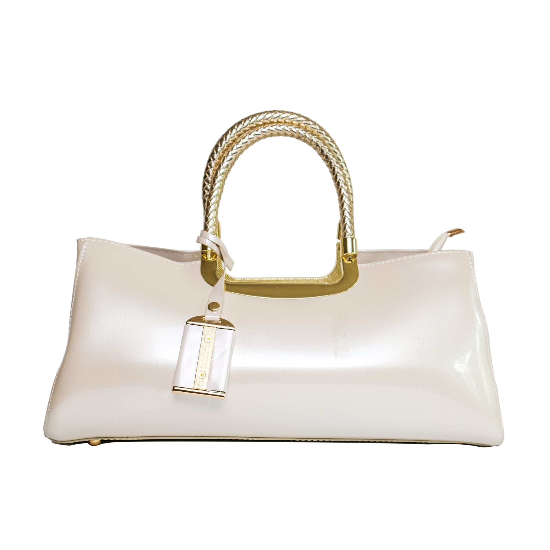 Chokore Chokore Luxe Glossy Handbag (White) Chokore Luxe Glossy Handbag (White) 