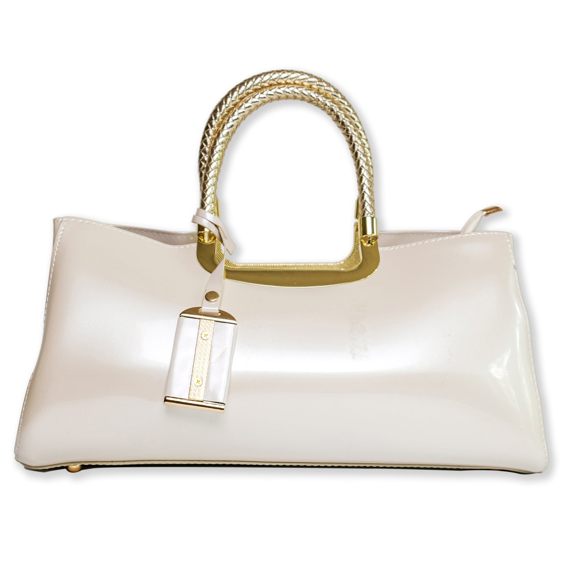 Chokore Chokore Luxe Glossy Handbag (White) Chokore Luxe Glossy Handbag (White) 