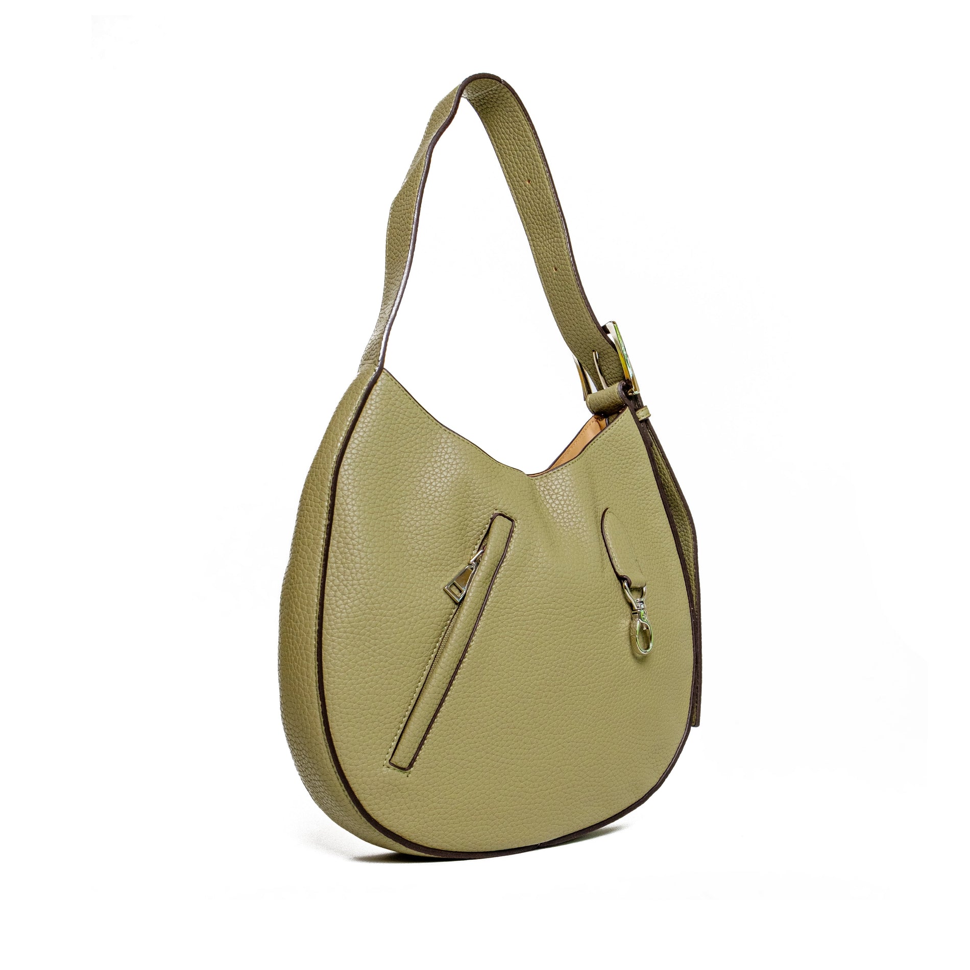 Chokore Chokore Round Hobo Bag with Shoulder Belt (Green) Chokore Round Hobo Bag with Shoulder Belt (Green) 