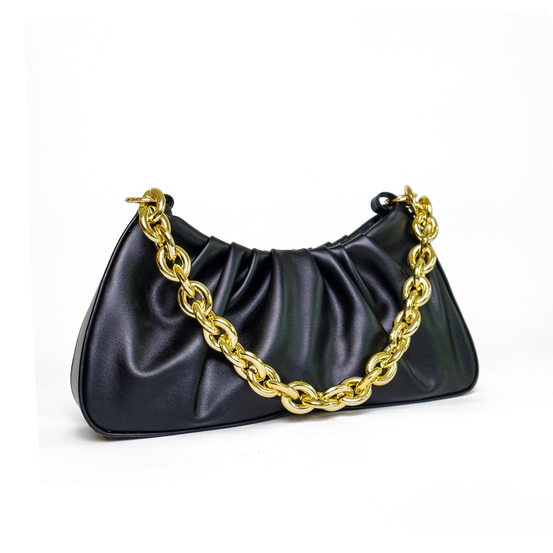 Chokore Chokore Cloud Bag with Golden Chain (Black) Chokore Cloud Bag with Golden Chain (Black) 