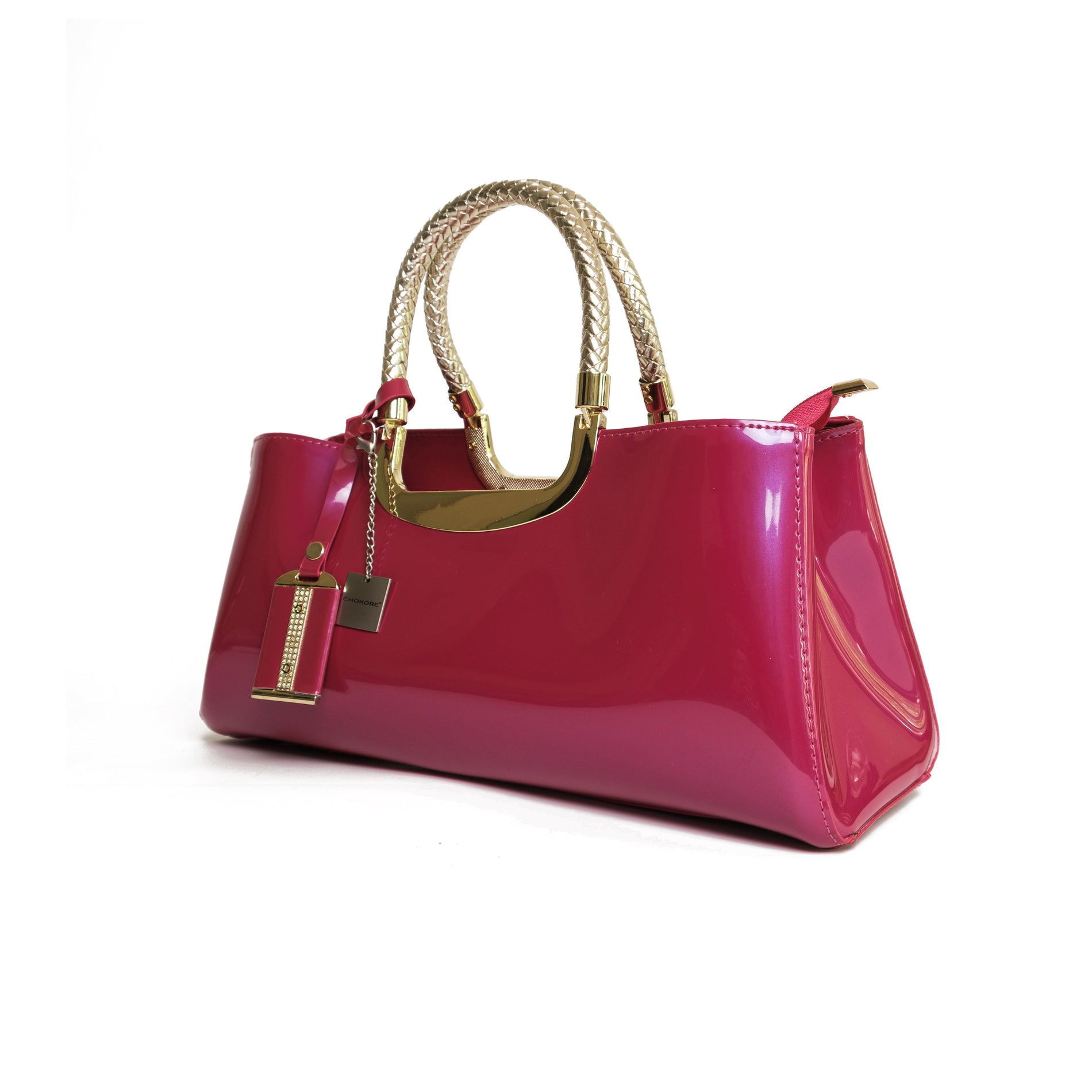 Chokore Chokore Luxe Glossy Handbag (Pink) Chokore Luxe Glossy Handbag (Pink) 