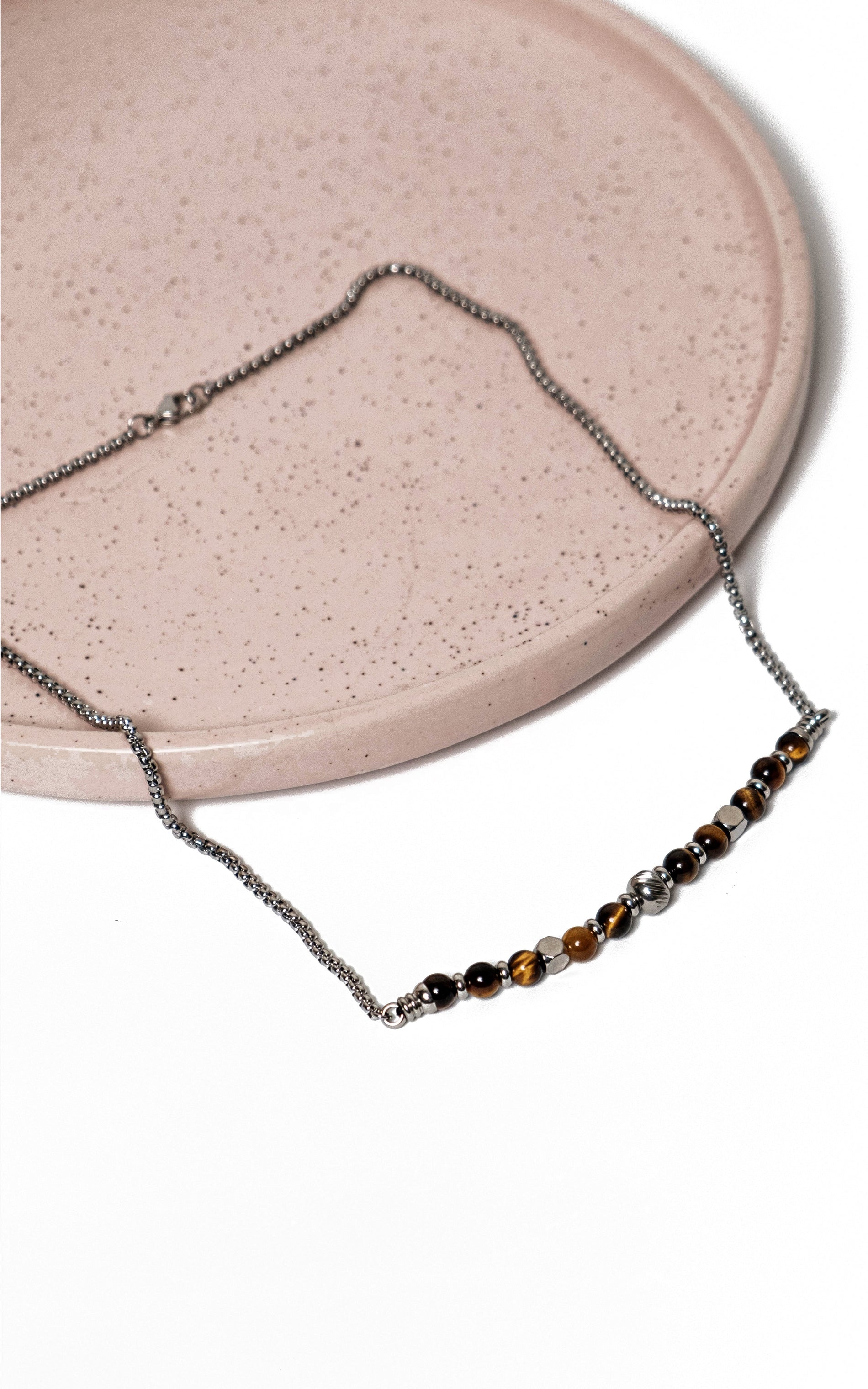 Chokore  Chokore Tiger Eye Beads Necklace 