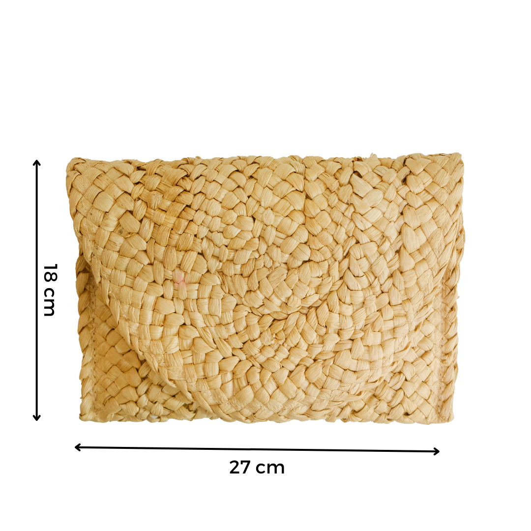 Chokore Chokore Rattan Beach Clutch (Khaki) Chokore Rattan Beach Clutch (Khaki) 