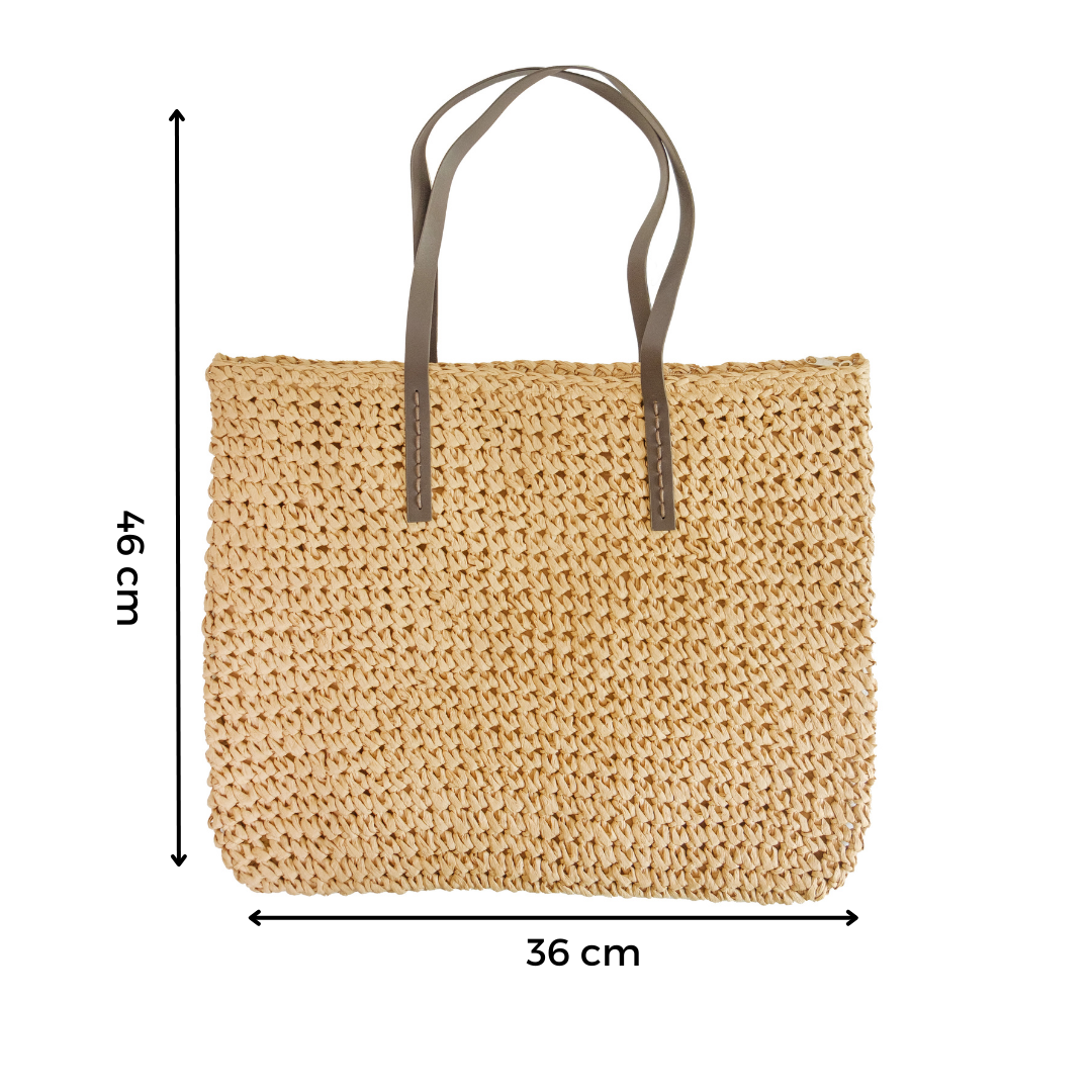 Chokore Chokore Straw Woven Large Tote Bag Chokore Straw Woven Large Tote Bag 