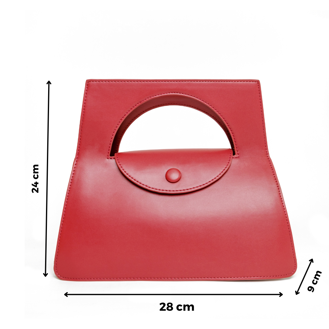 Chokore Chokore Geometrical Handbag (Red) Chokore Geometrical Handbag (Red) 