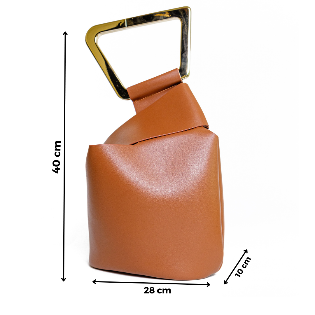 Chokore Chokore Wrist Bag with Golden Handle Chokore Wrist Bag with Golden Handle 