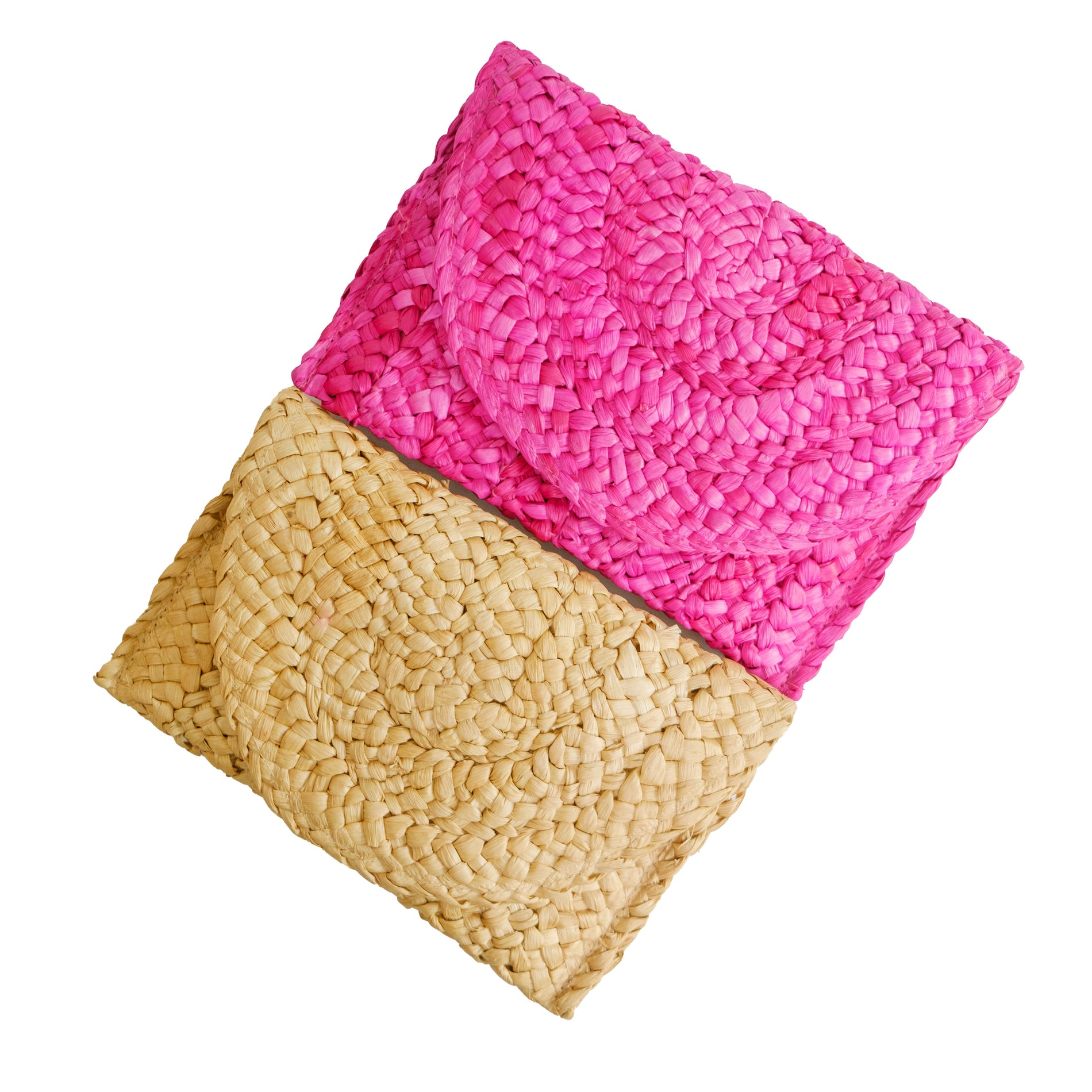 Chokore Chokore Rattan Beach Clutch (Hot Pink) Chokore Rattan Beach Clutch (Hot Pink) 