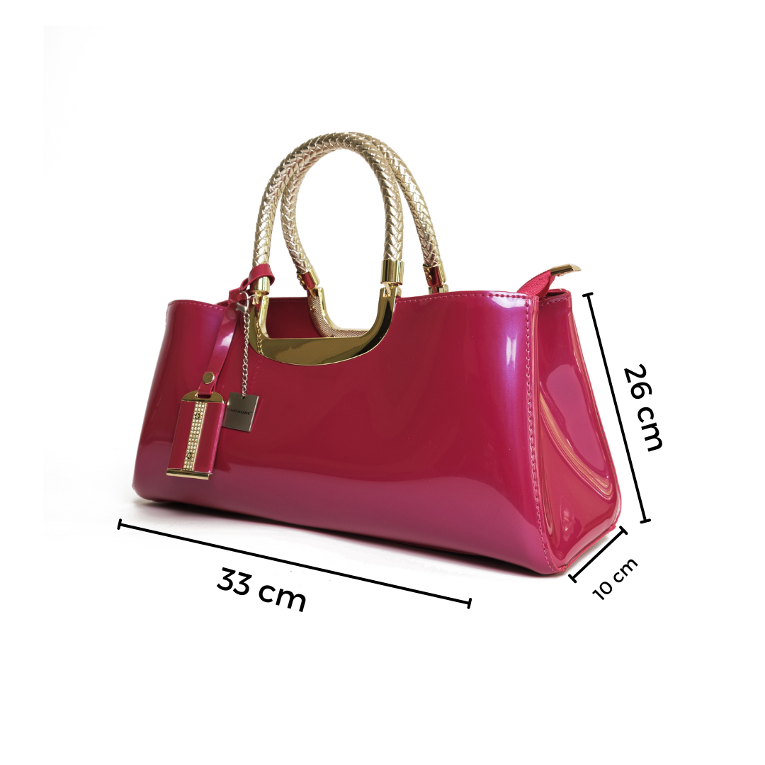 Chokore Chokore Luxe Glossy Handbag (Pink) Chokore Luxe Glossy Handbag (Pink) 