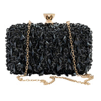 Chokore Chokore Embellished Evening Clutch/Handbag (Black)