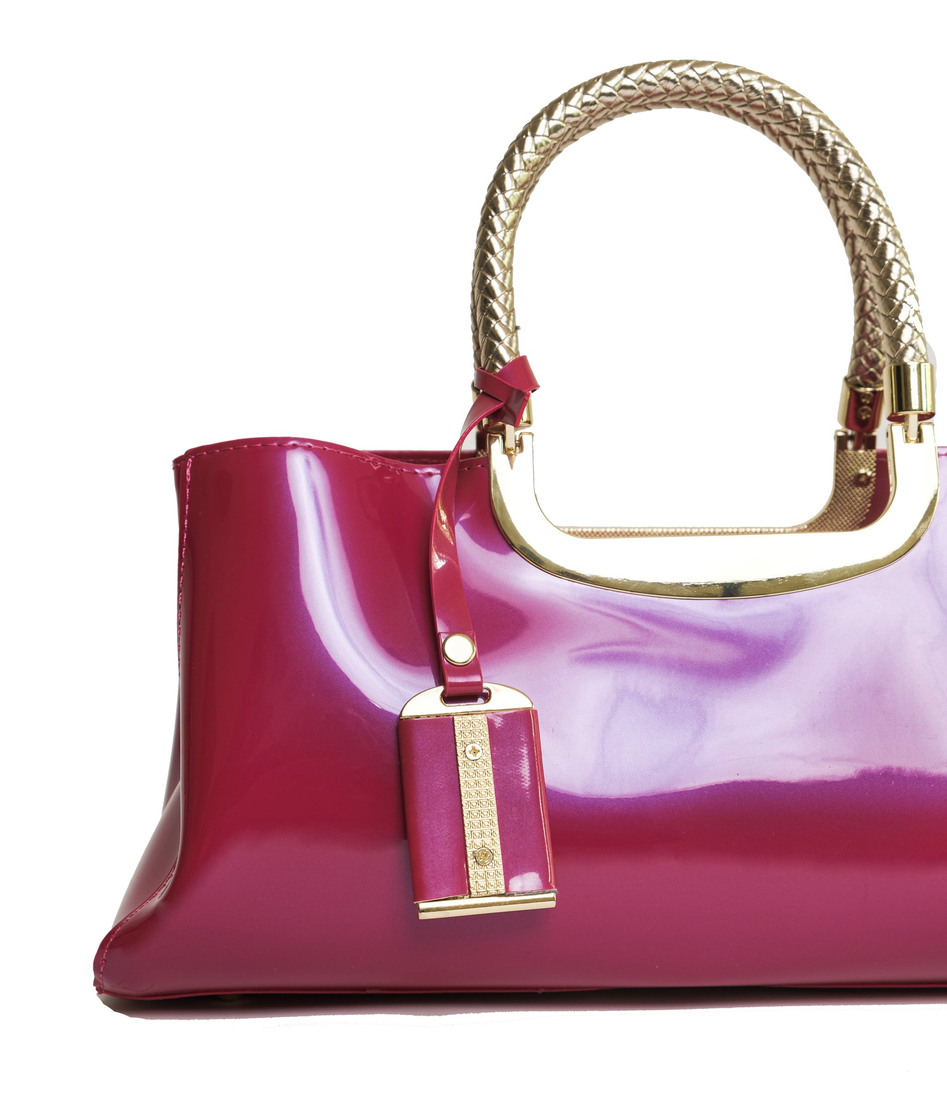 Chokore Chokore Luxe Glossy Handbag (Pink) Chokore Luxe Glossy Handbag (Pink) 