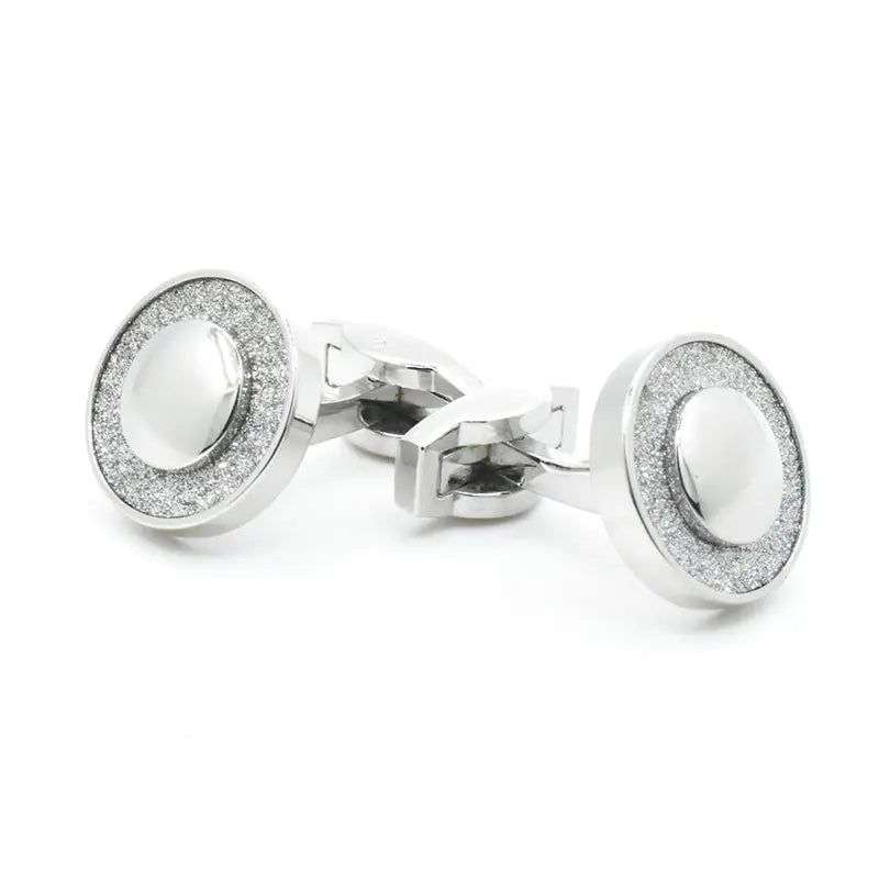 Chokore Chokore Silver Sandstone Cufflinks Chokore Silver Sandstone Cufflinks 